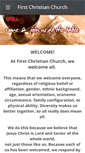 Mobile Screenshot of firstchristianparis.org